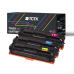 Multipack (3) Toners CMY (zonder zwart) Compatibel met Canon i, LBP HP LaserJet Pro - Vervangt 131A (CF211A) / CRG-731 (6271B002)